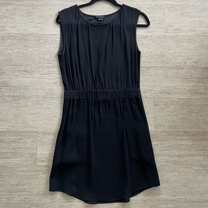 Theory Little Black Dress - Scoop Neck Fit and Flare with Pockets Size Small